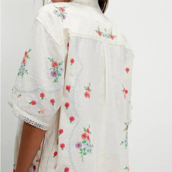 We The Free Emma Embroidered Top - Picture 2 of 7